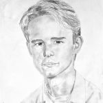 Selbstportrait mit 17 (Bleistift)