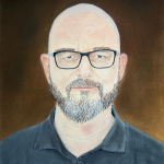 Selbstportrait (Pastell auf Pastellmat)
