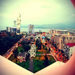 Blick auf Batumi, Georgien