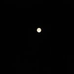 Vollmond bei Nacht; Blende F/36 bei 1/5 Sek.