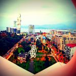 Batumi, Georgien: Lomografie-Effekt mit verstärkter Sättigung und Vignette