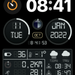 OCT Digital LCD Black