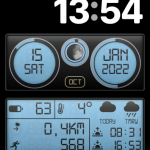 OCT Digital LCD Blue