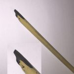 Selbstgeschnittene Feder aus Bambus mit Reservoir